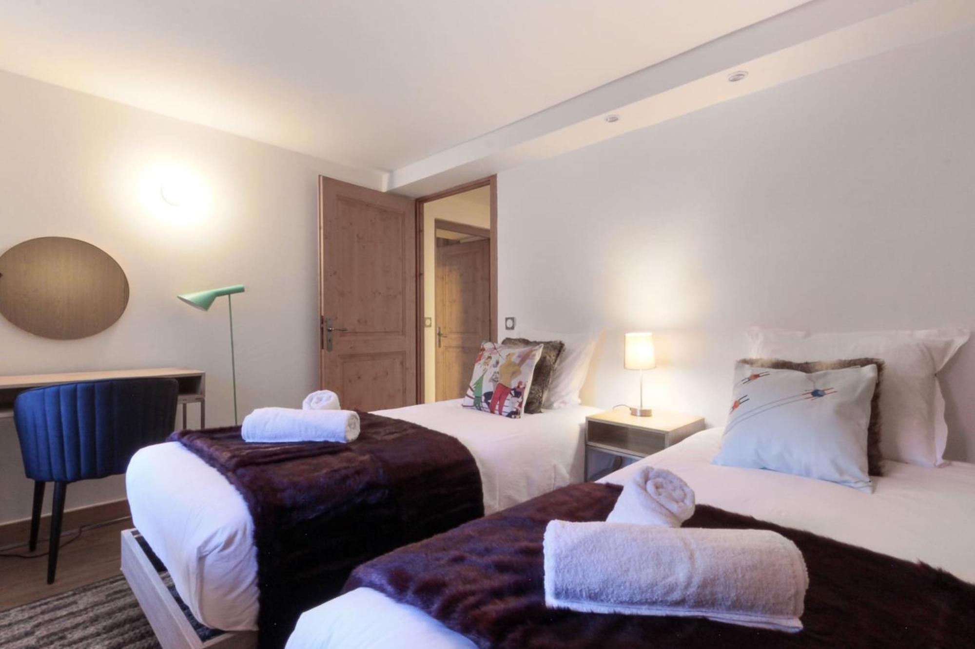 Appartamento Les Alpins - Centre De Chamonix - Renove Avec Jardin Et Vue Imprenable Sur Le Montblanc Esterno foto